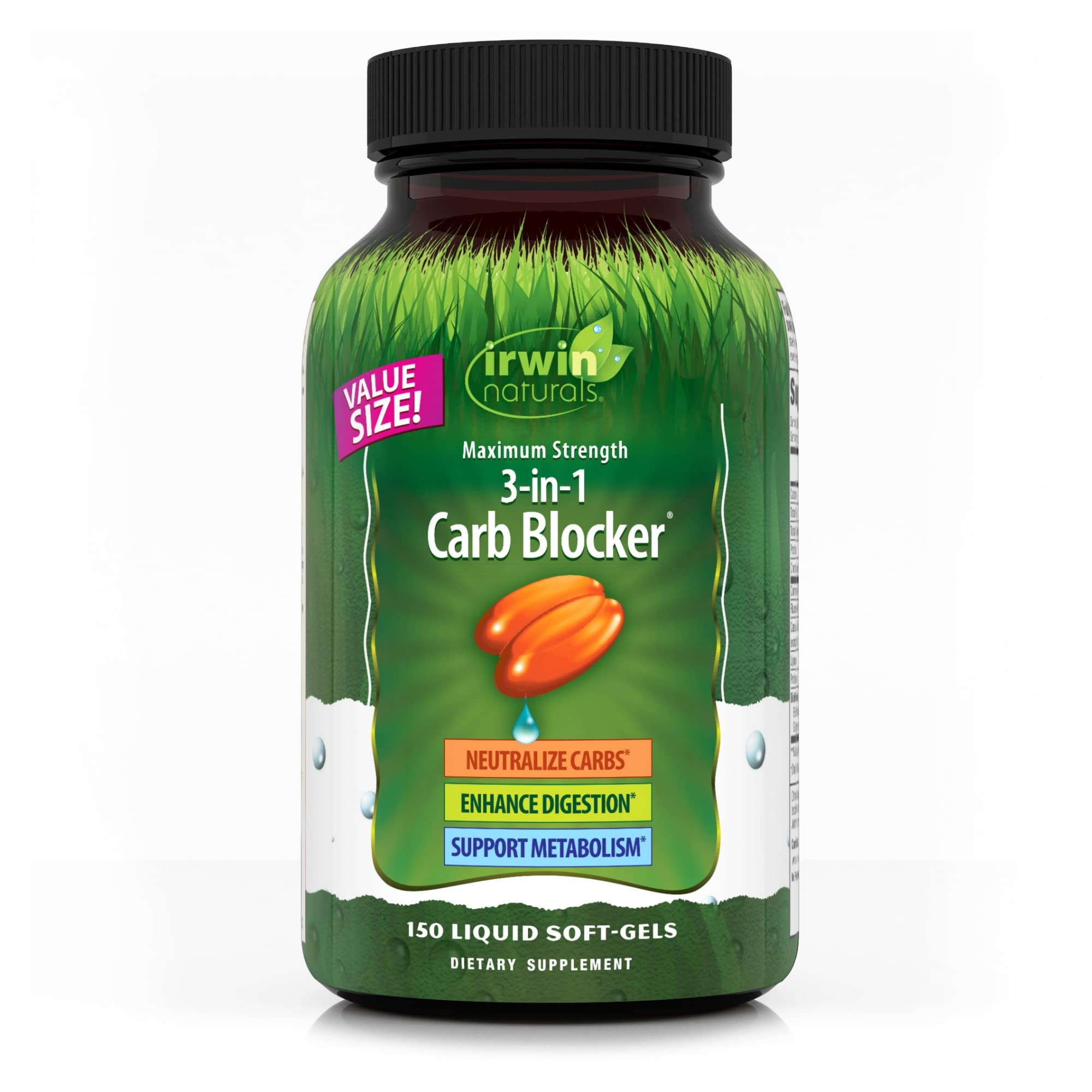 Suplemento Bloqueador De Carbohidratos Irwin Naturals Maximum Strength - Venta Internacional.