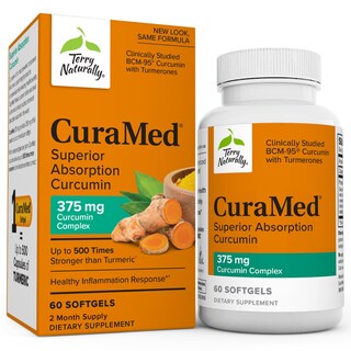 Foto 1 | Suplemento Terry Naturally Curamed 375 Mg De Curcumina 60 Cápsulas Blandas - Venta Internacional.