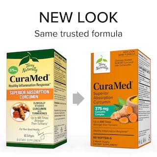 Foto 3 | Suplemento Terry Naturally Curamed 375 Mg De Curcumina 60 Cápsulas Blandas - Venta Internacional.