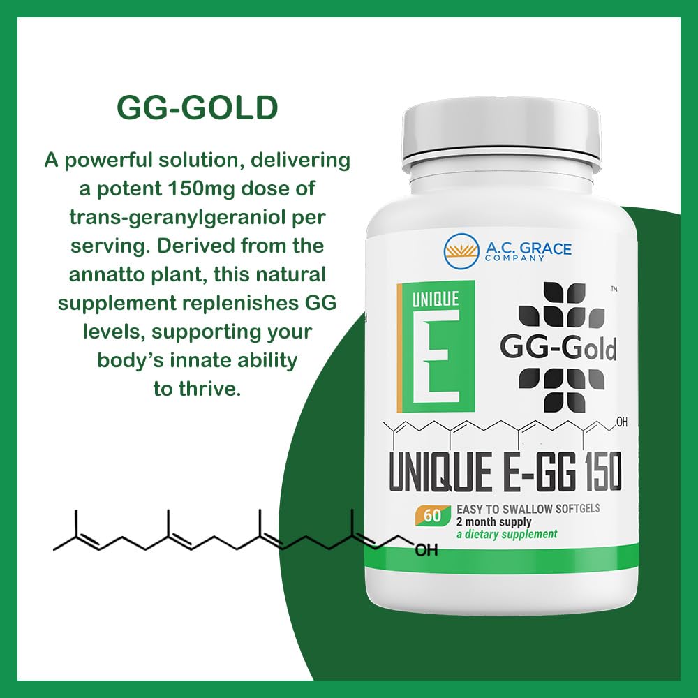 Foto 2 | Suplemento A.c. Grace Company Unique E Gg-gold En Cápsulas Blandas De 150 Mg - Venta Internacional.