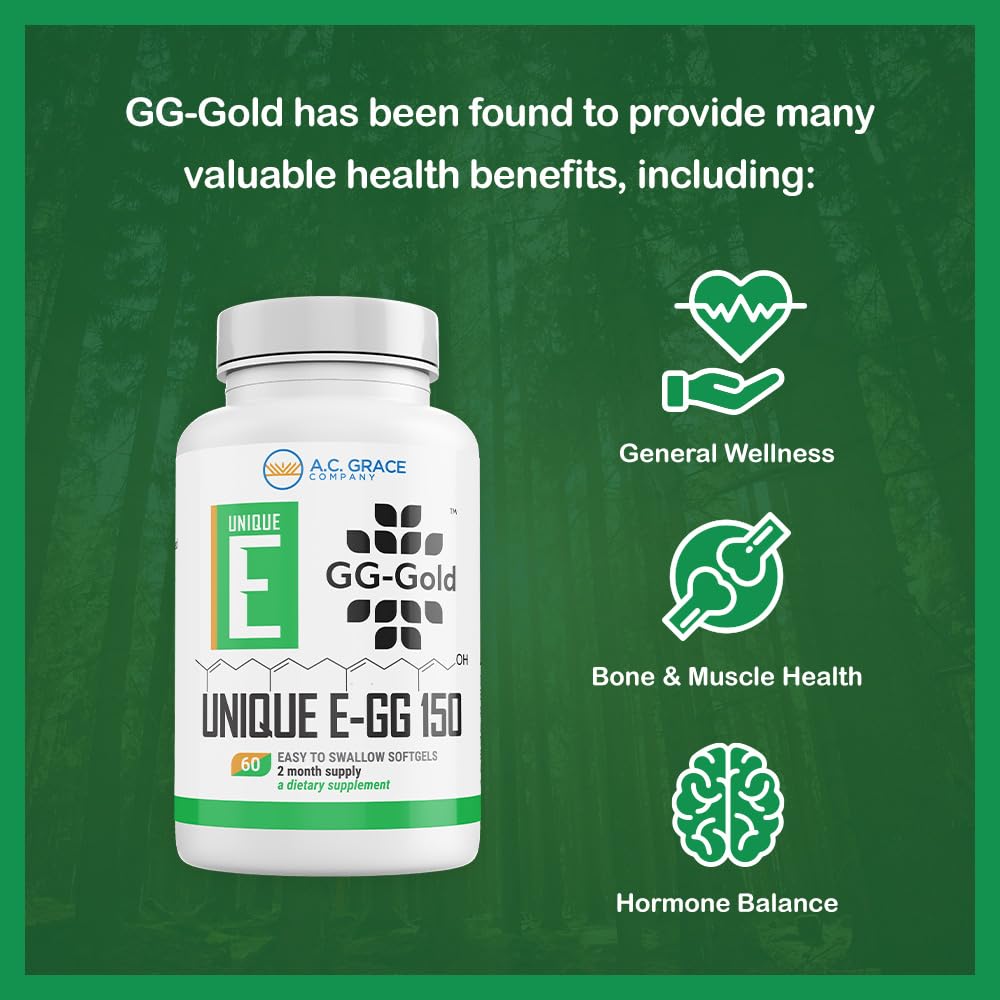 Foto 4 | Suplemento A.c. Grace Company Unique E Gg-gold En Cápsulas Blandas De 150 Mg - Venta Internacional.