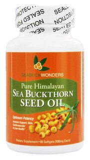 Foto 1 | Suplemento De Aceite De Semillas De Espino Amarillo Seabuck Wonders 60 Cápsulas Blandas - Venta Internacional.