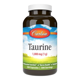 Foto 1 | Suplemento Carlson De Taurina, 1 G, 300 Cápsulas Para Nervios Y Músculos - Venta Internacional.