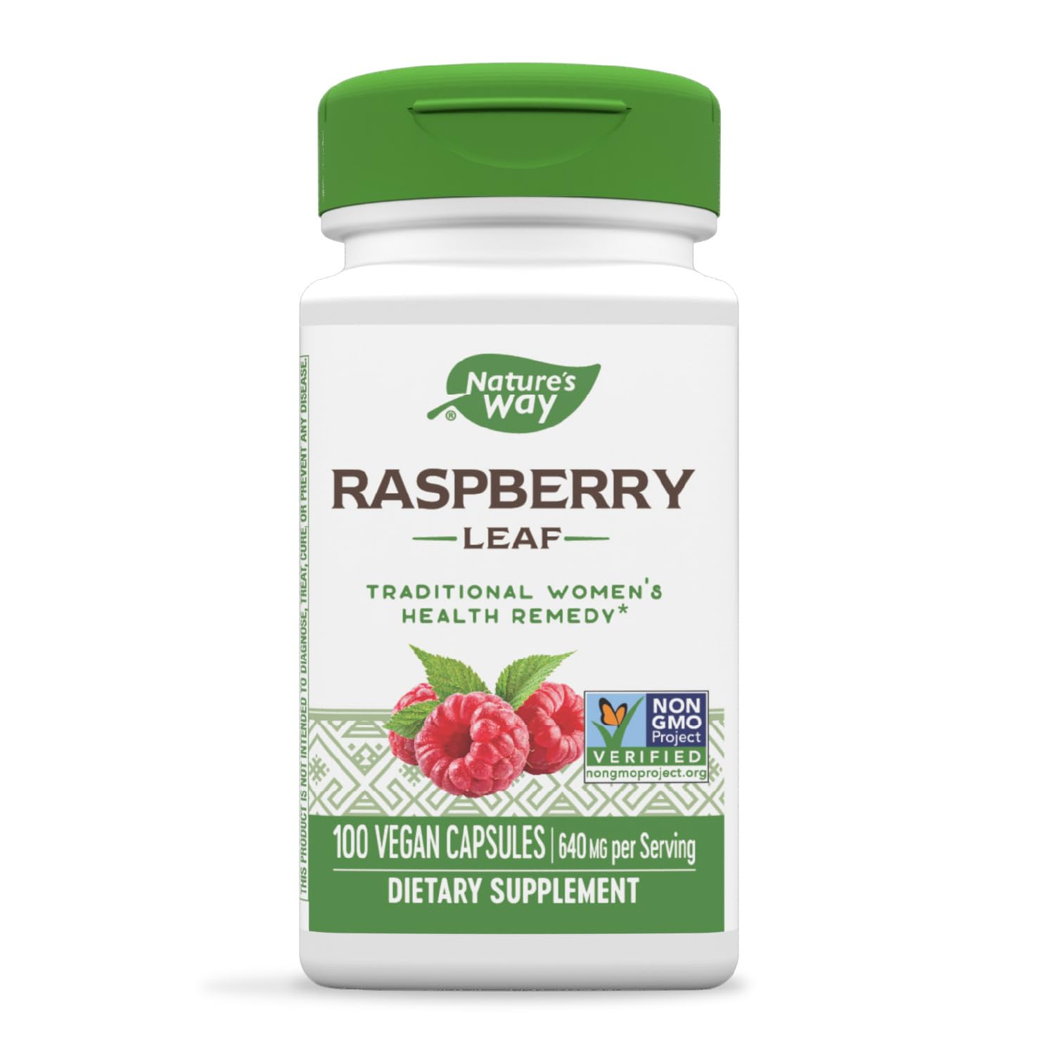 Foto 5 pulgar | Suplemento Nature's Way De Hoja De Frambuesa, 640 Mg, 100 Cápsulas Veganas - Venta Internacional.