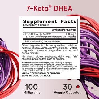 Foto 6 | Suplemento Jarrow Formulas 7-keto Dhea 100 Mg 30 Cápsulas - Venta Internacional.