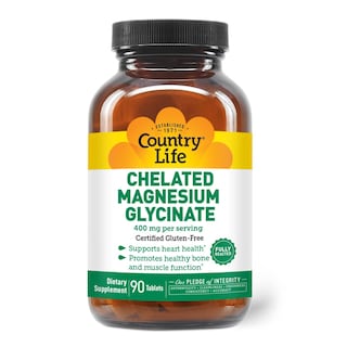 Foto 1 | Suplemento Country Life De Glicinato De Magnesio Quelatado 400 Mg - Venta Internacional.