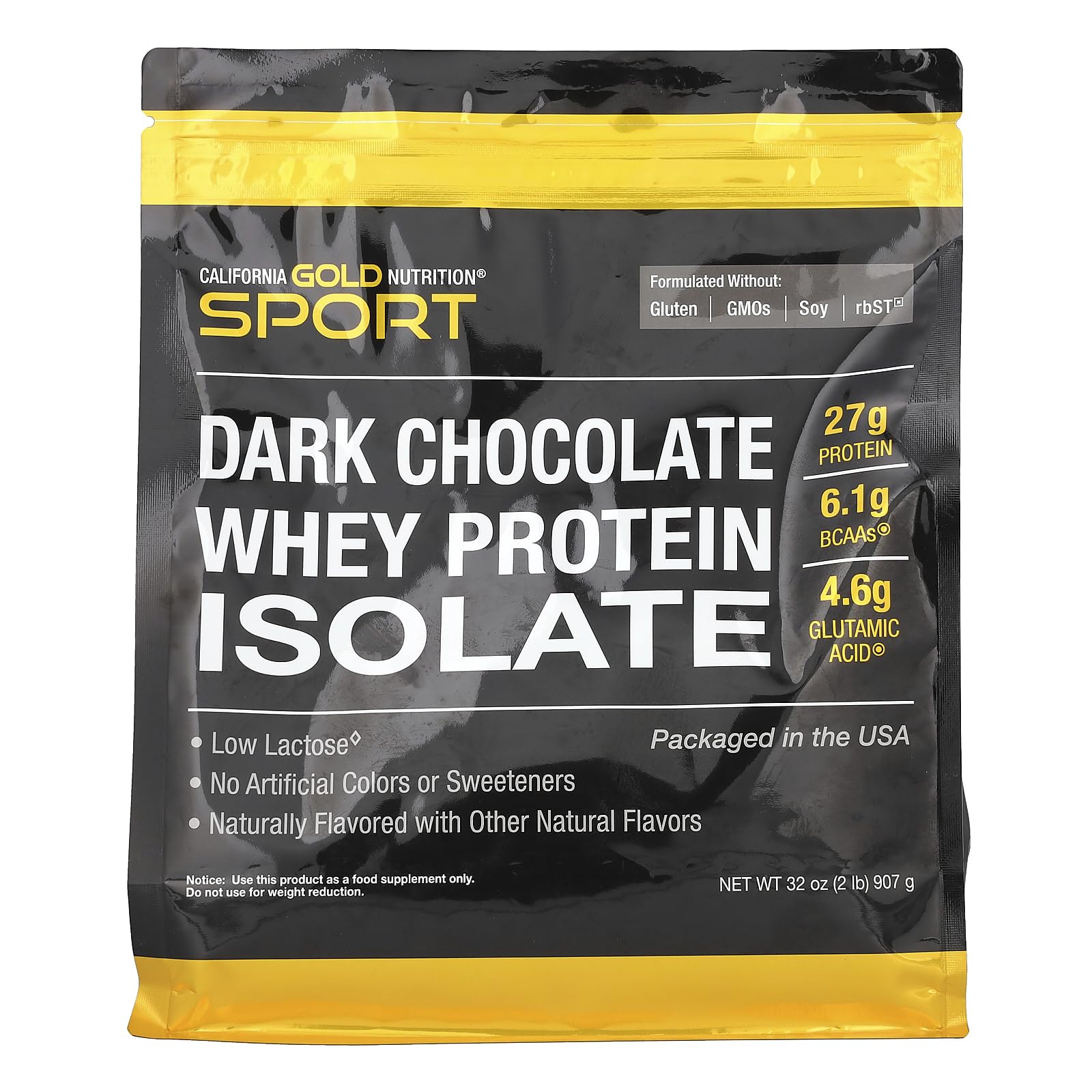 Proteína En Polvo California Gold Nutrition Sport Dark Chocolate - Venta Internacional.