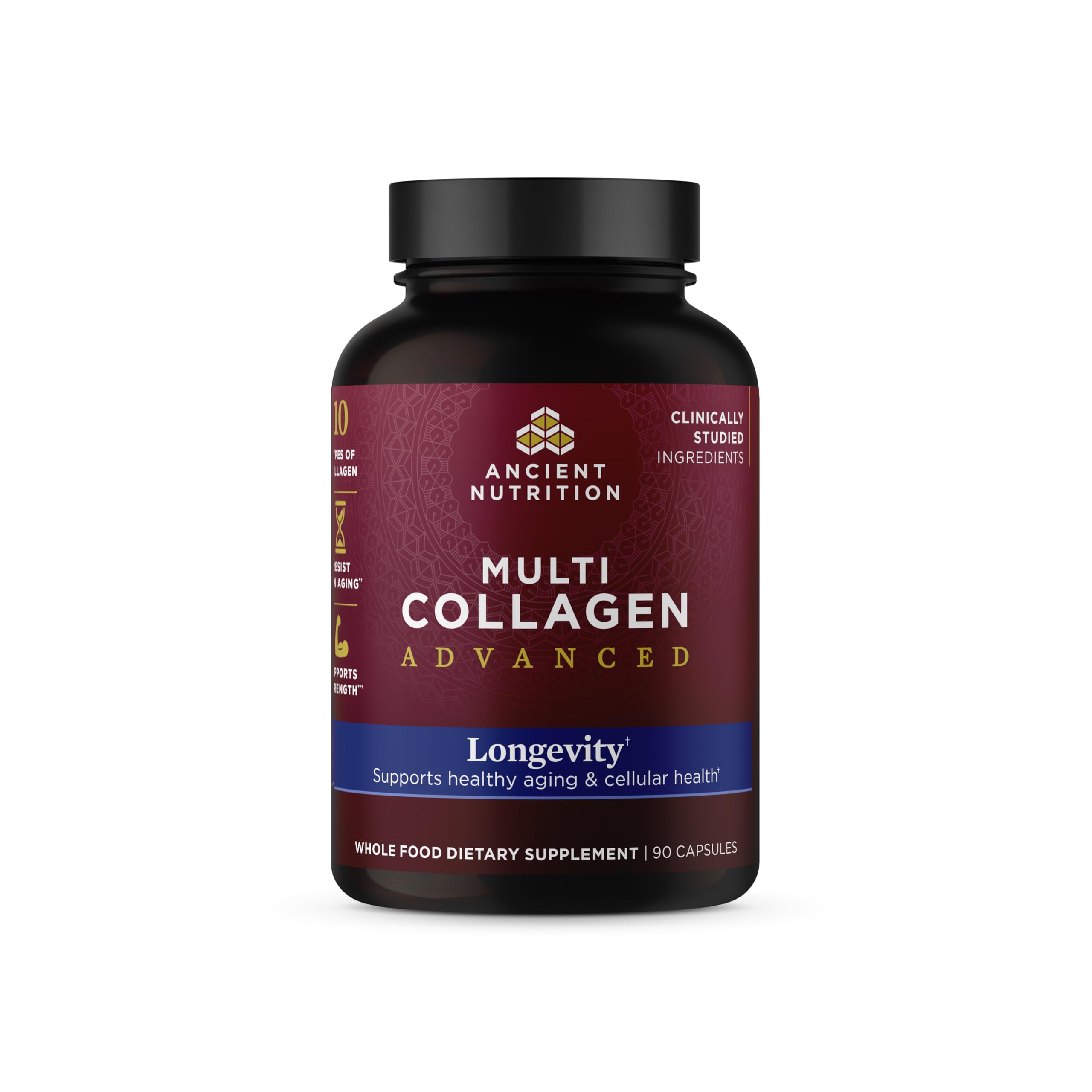 Suplemento Ancient Nutrition Multi Collagen 90 Cápsulas - Venta Internacional.