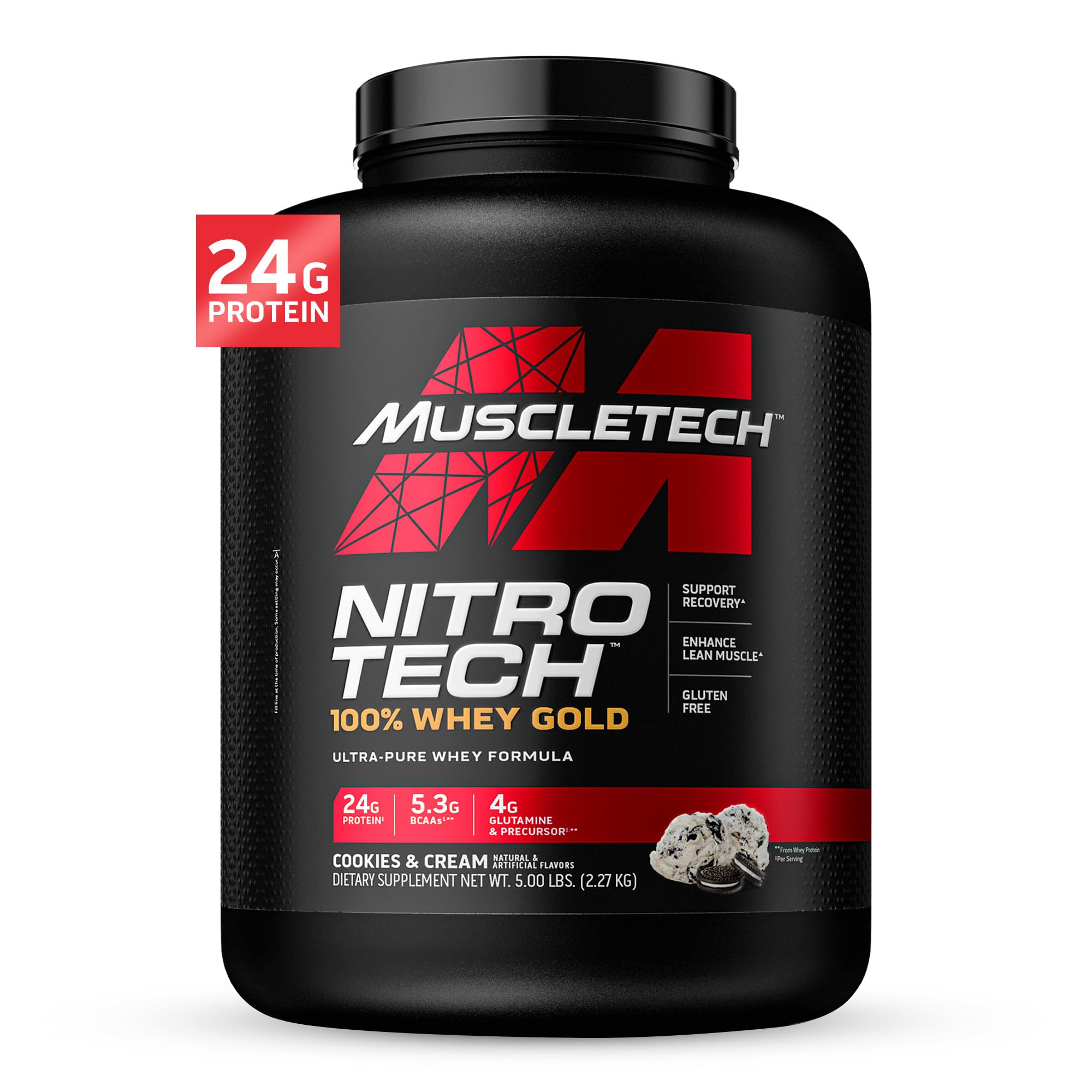Foto 1 | Proteína En Polvo Muscletech Nitro-tech Whey Gold 2,27 Kg - Venta Internacional.