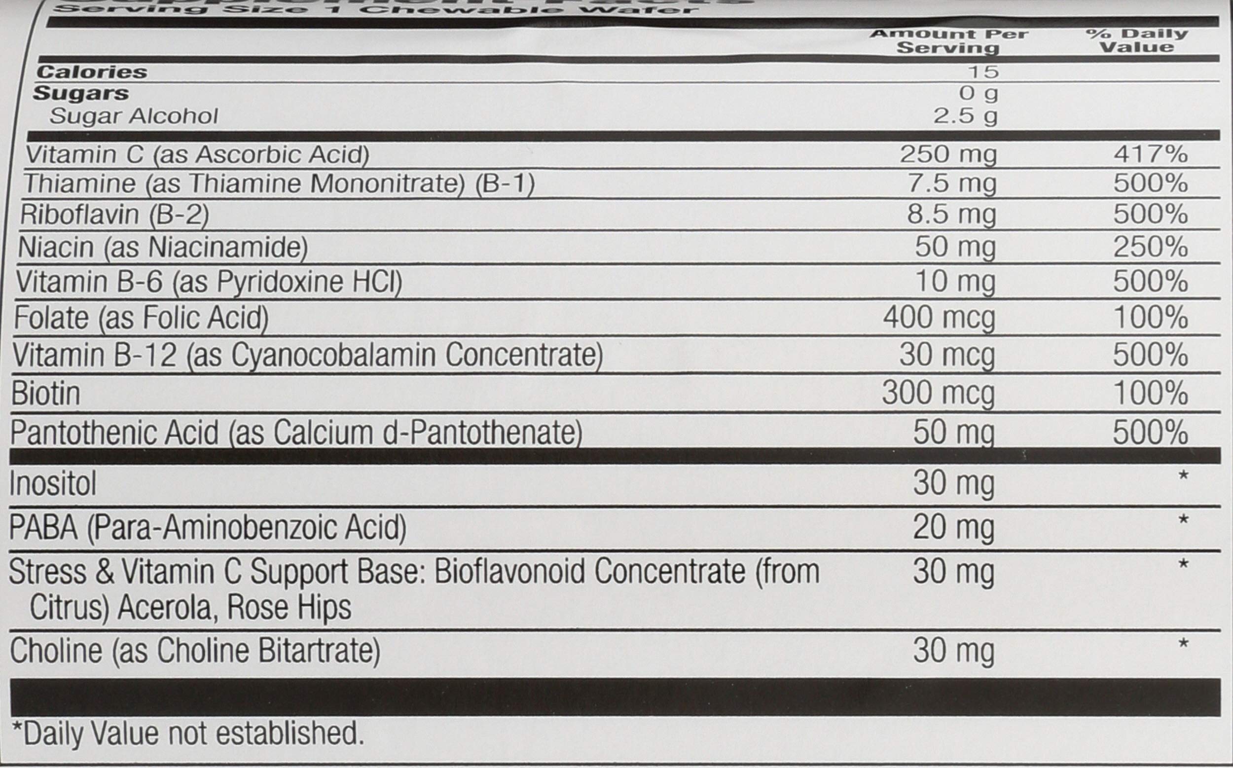 Foto 4 pulgar | Suplemento Solaray De Alta Potencia B-complex Masticable 50 Unidades - Venta Internacional.