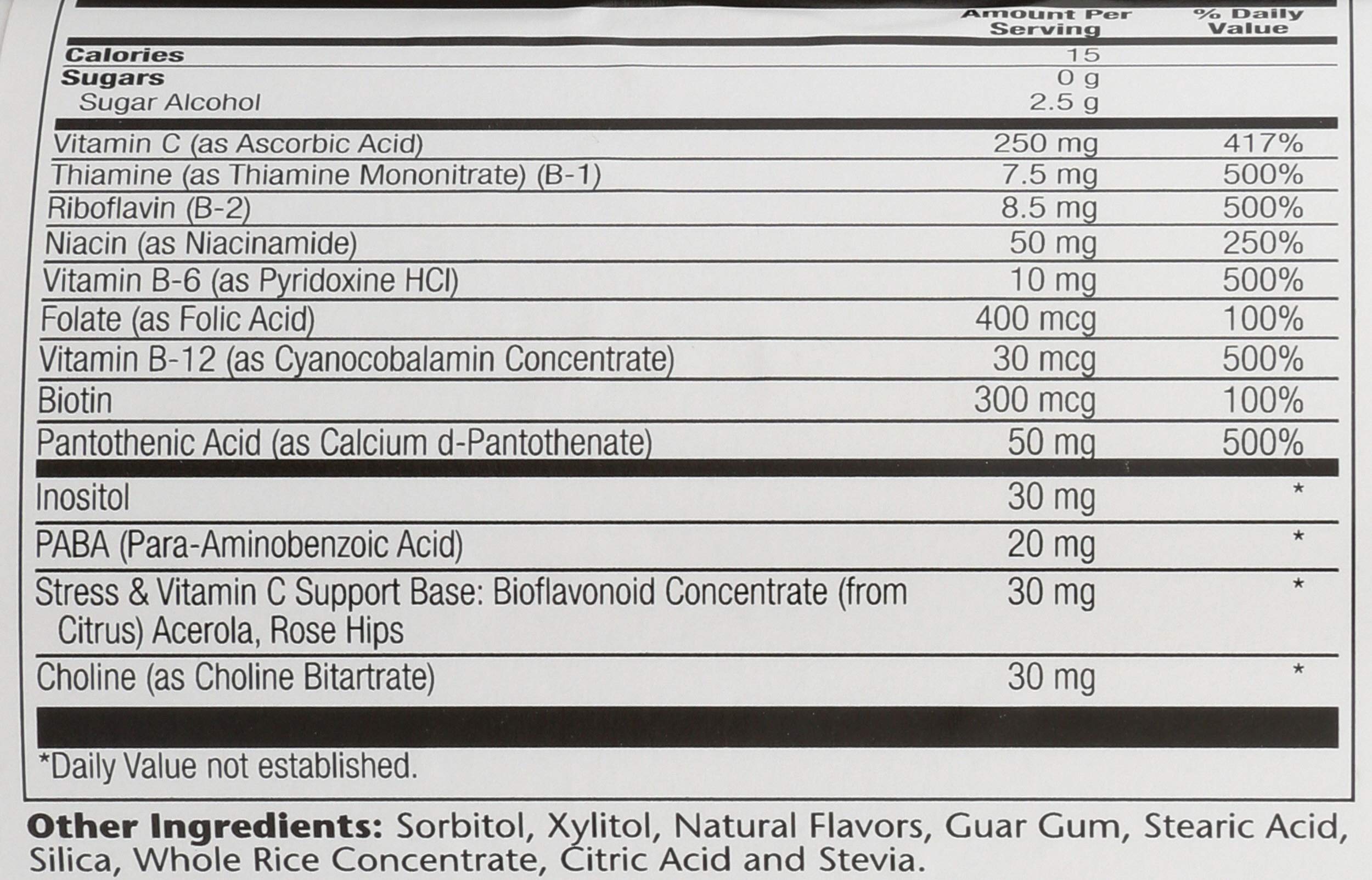 Foto 5 pulgar | Suplemento Solaray De Alta Potencia B-complex Masticable 50 Unidades - Venta Internacional.
