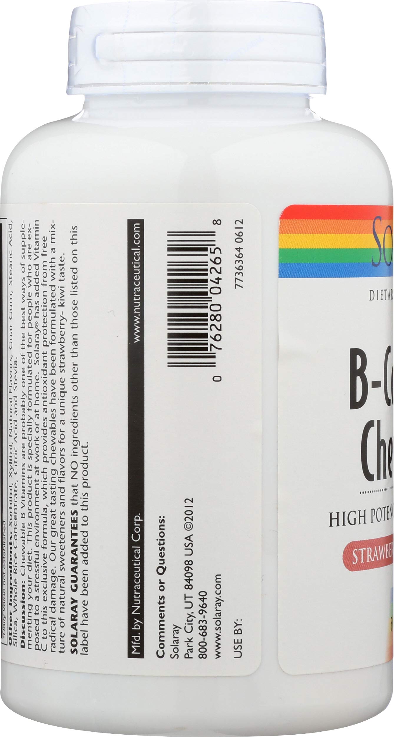 Foto 5 | Suplemento Solaray De Alta Potencia B-complex Masticable 50 Unidades - Venta Internacional.