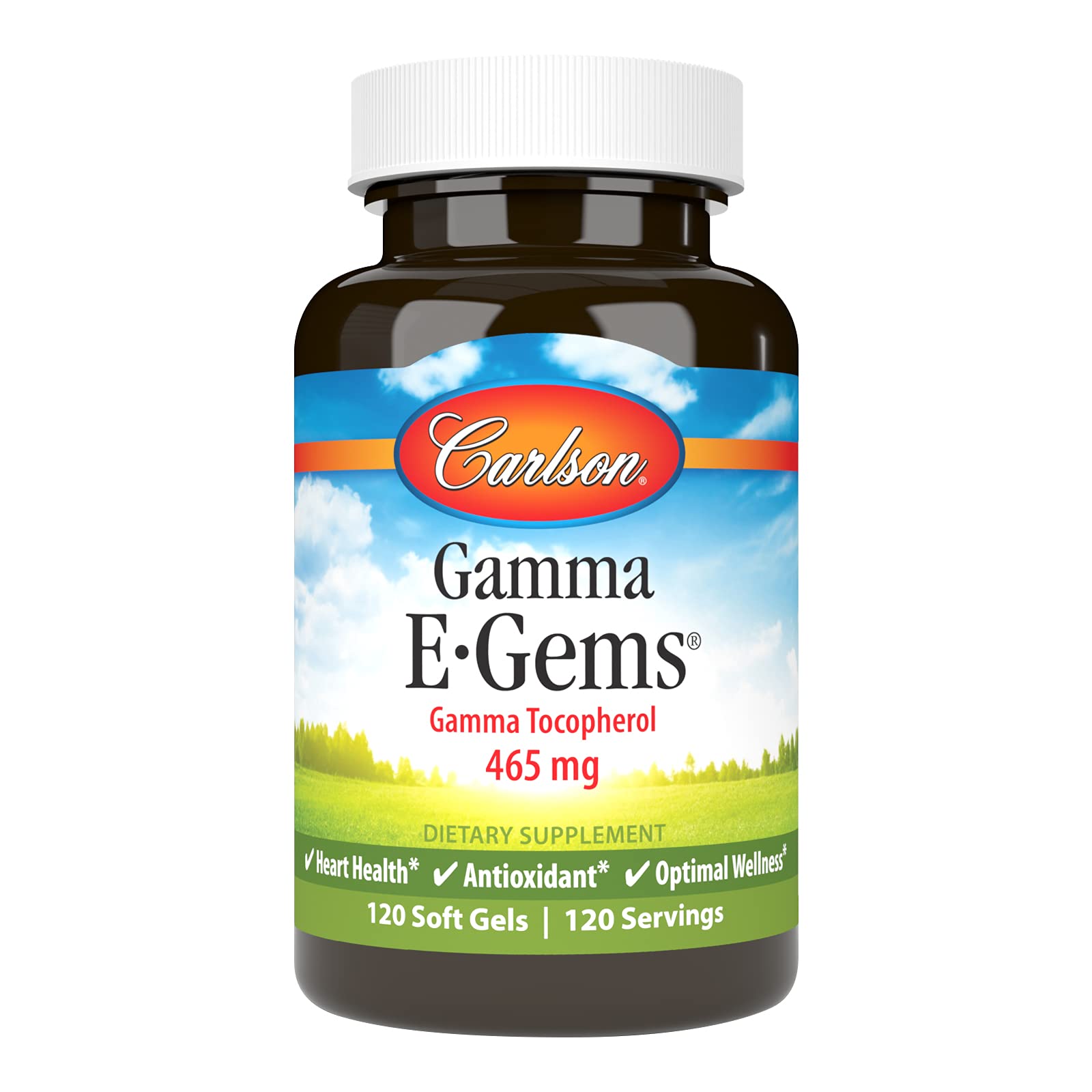 Suplemento Carlson Gamma E-gems 465 Mg De Vitamina E 120 Cápsulas Blandas - Venta Internacional.