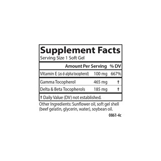 Foto 4 | Suplemento Carlson Gamma E-gems 465 Mg De Vitamina E 120 Cápsulas Blandas - Venta Internacional.
