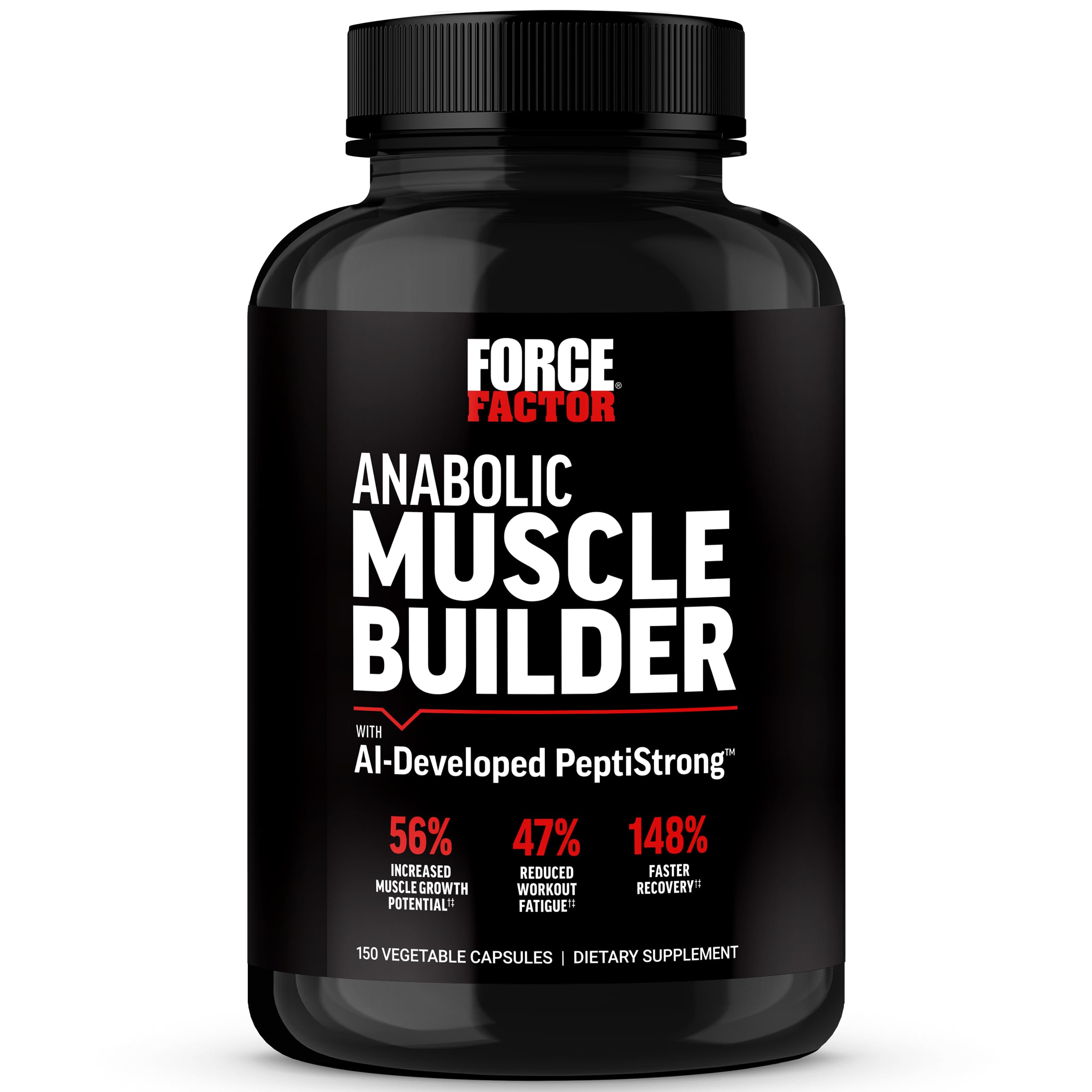 Foto 2 pulgar | Suplementos Force Factor Anabolic Muscle Builder 150 Cápsulas - Venta Internacional.