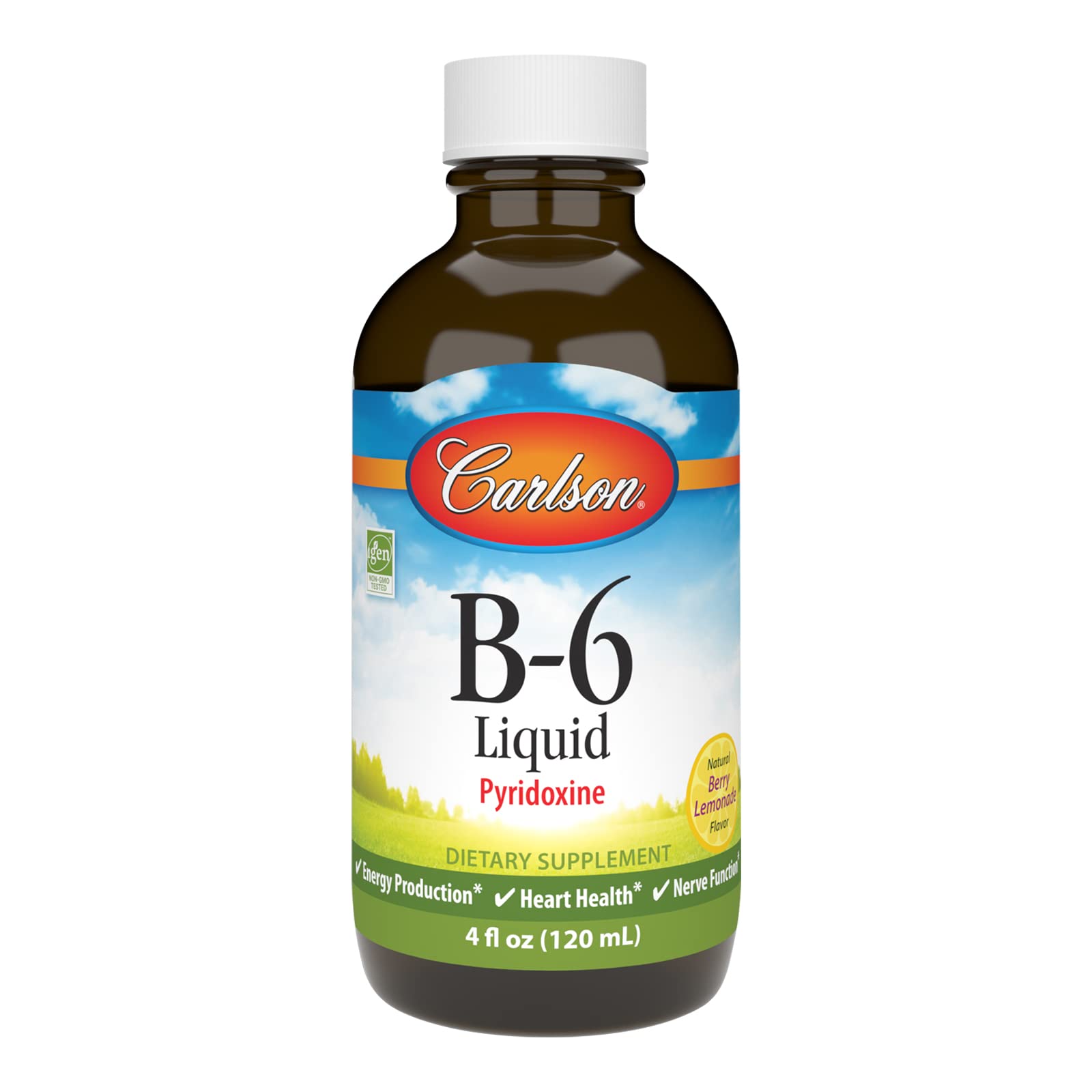 Foto 2 pulgar | Suplemento Carlson B-6 De Vitamina B-6 Líquida, 120 Ml (4 Onzas Líquidas) - Venta Internacional.
