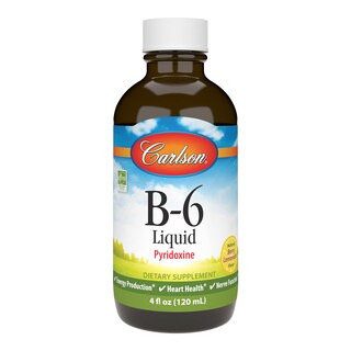 Foto 1 | Suplemento Carlson B-6 De Vitamina B-6 Líquida, 120 Ml (4 Onzas Líquidas) - Venta Internacional.