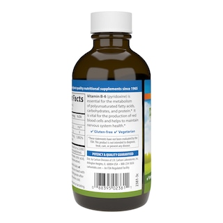 Foto 3 | Suplemento Carlson B-6 De Vitamina B-6 Líquida, 120 Ml (4 Onzas Líquidas) - Venta Internacional.