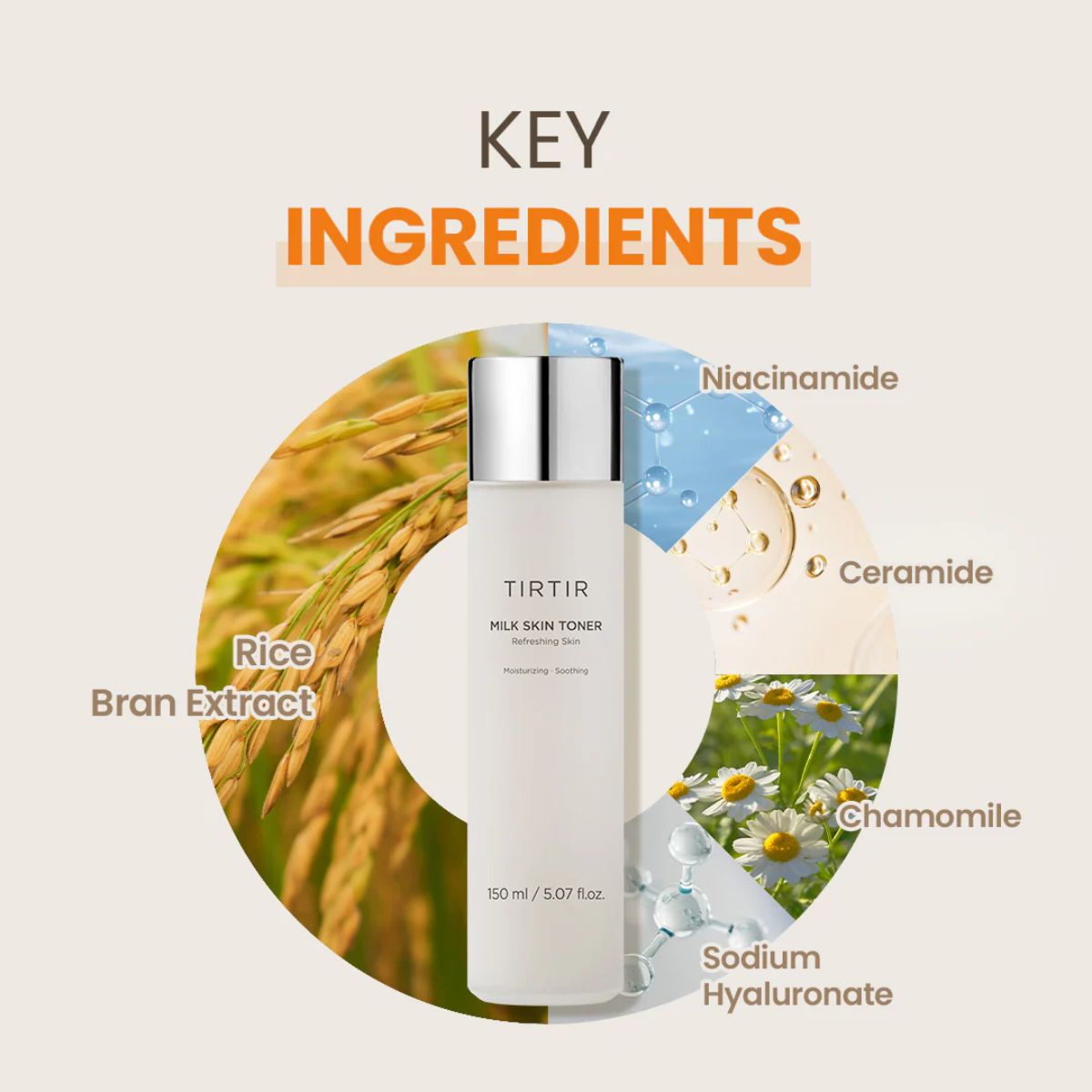Foto 4 pulgar | Tirtir Milk Tónico Facial 150 Ml | Hidratación, Iluminación Y Calma Para Piel Sensible