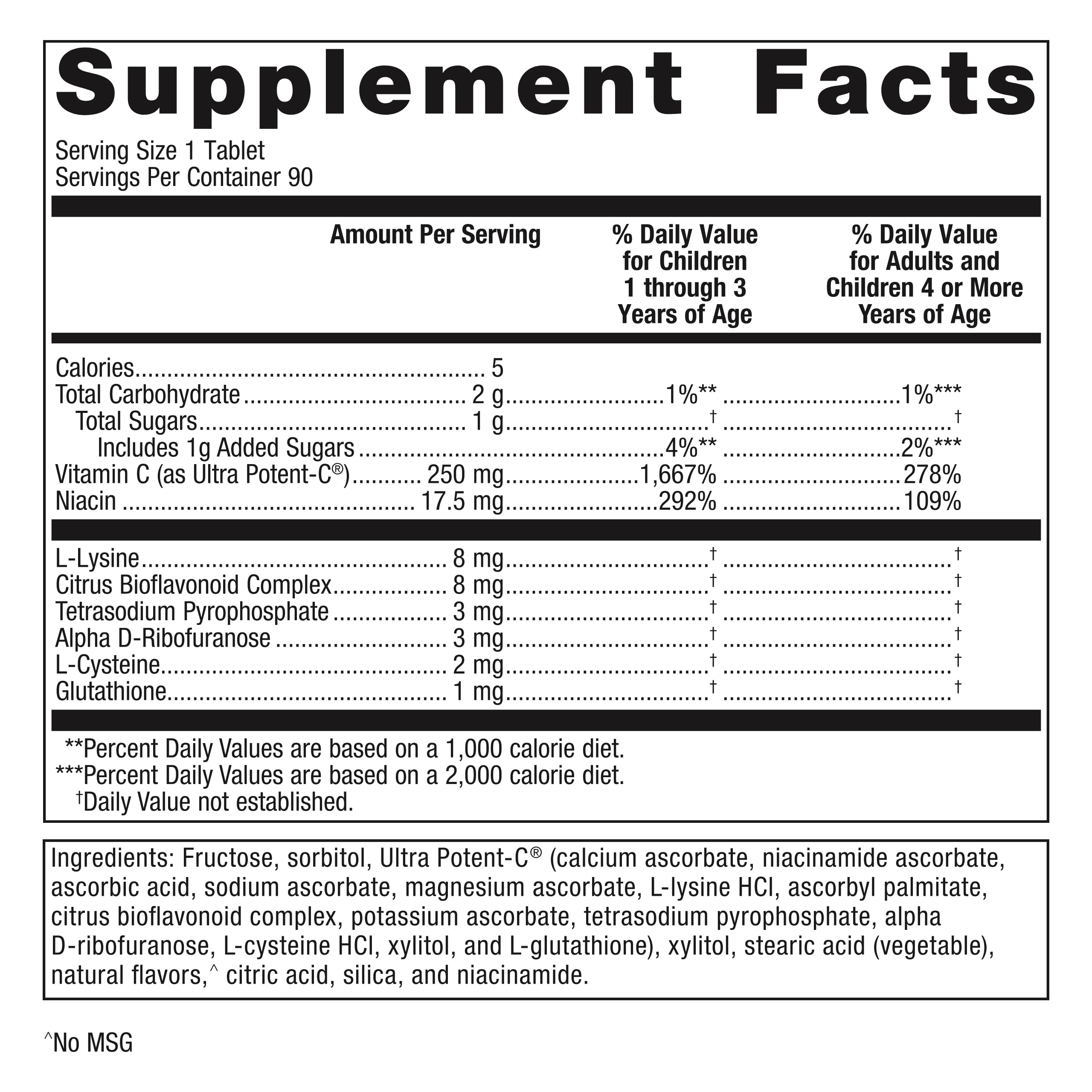 Foto 3 pulgar | Suplementos Metagenics Ultra Potent-c Masticables 90 Comprimidos - Venta Internacional.
