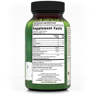 Foto 2 | Suplemento Dietético De Forskolina De Irwin Naturals, 60 Cápsulas - Venta Internacional.