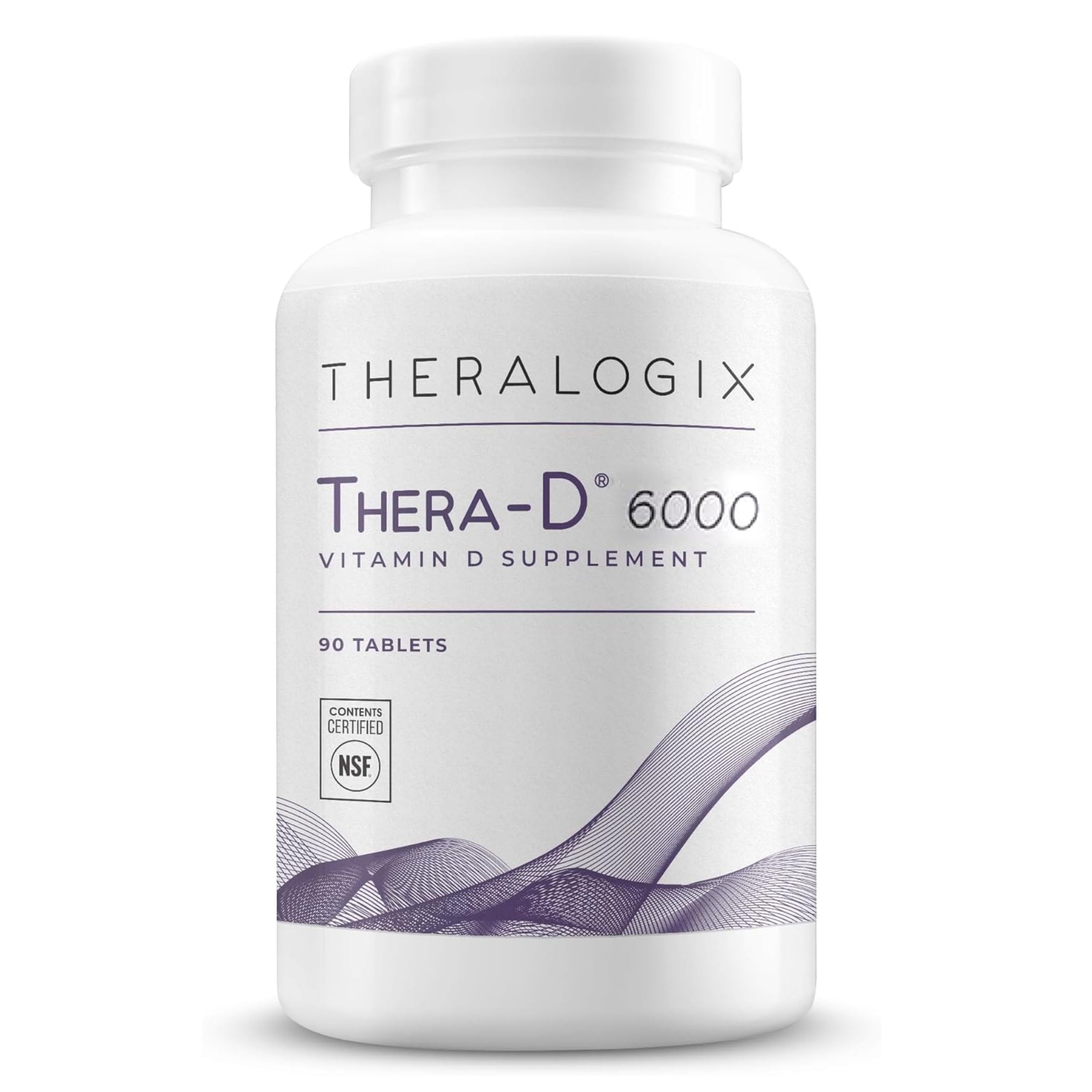 Suplemento De Vitamina D Theralogix Thera-d 6000 90 Comprimidos - Venta Internacional.