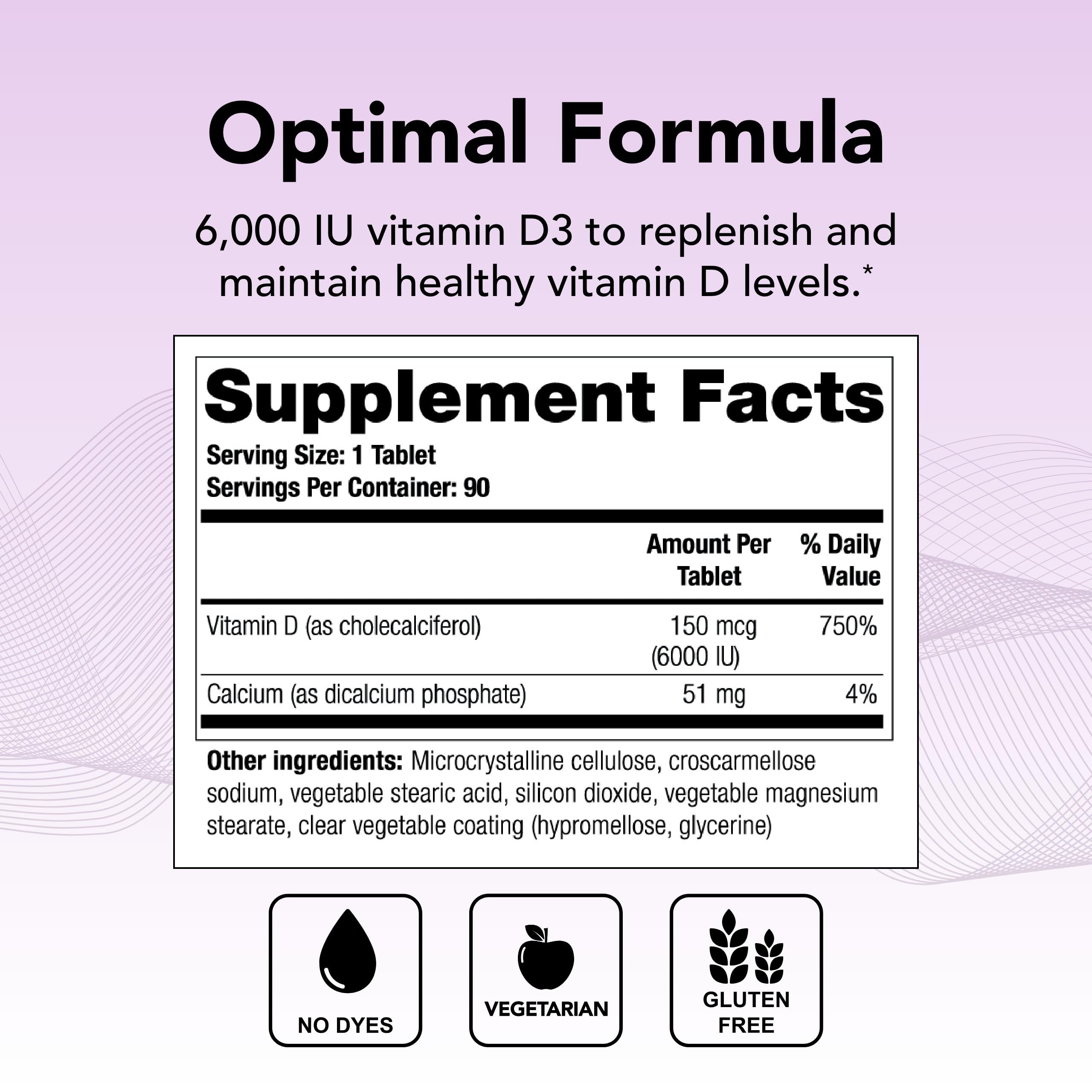 Foto 3 pulgar | Suplemento De Vitamina D Theralogix Thera-d 6000 90 Comprimidos - Venta Internacional.
