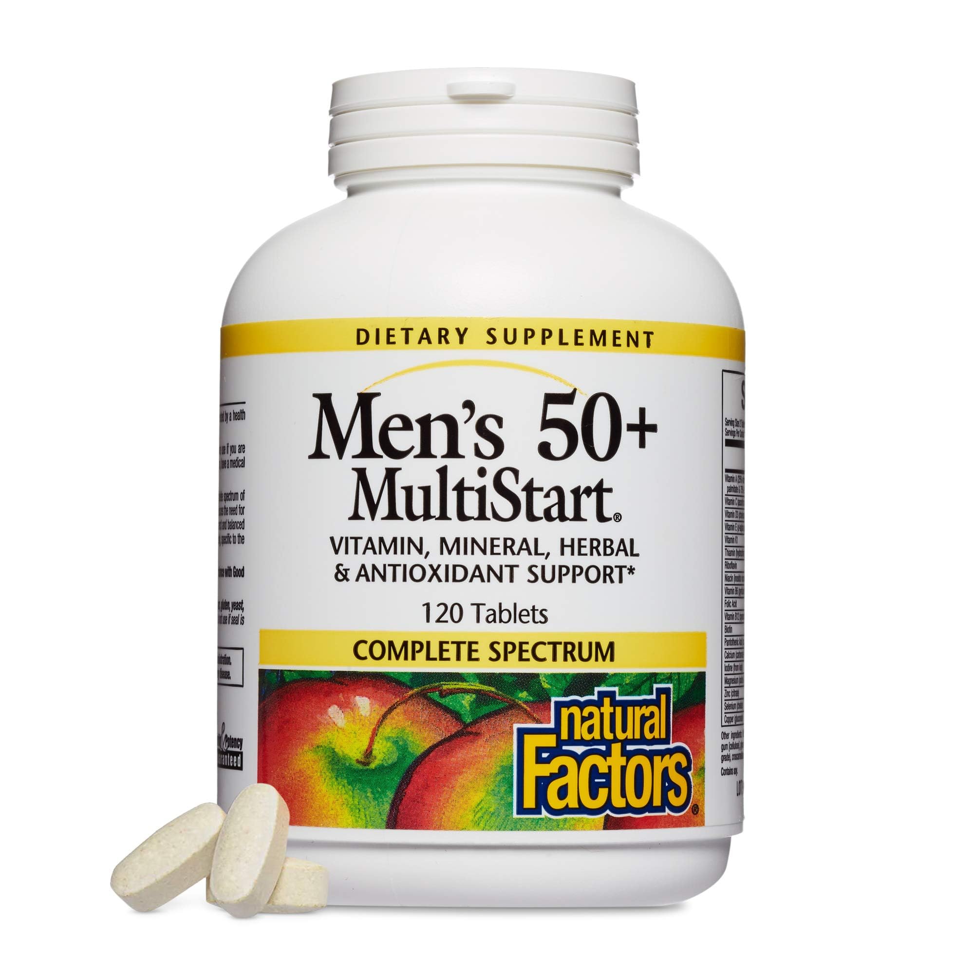 Foto 2 pulgar | Suplemento Natural Factors Multistart Para Hombres Mayores De 50 Años, 120 Tabletas - Venta Internacional.