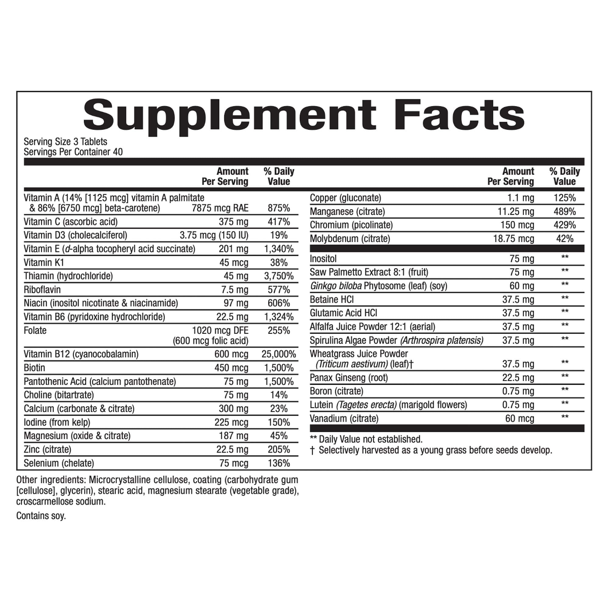 Foto 3 pulgar | Suplemento Natural Factors Multistart Para Hombres Mayores De 50 Años, 120 Tabletas - Venta Internacional.