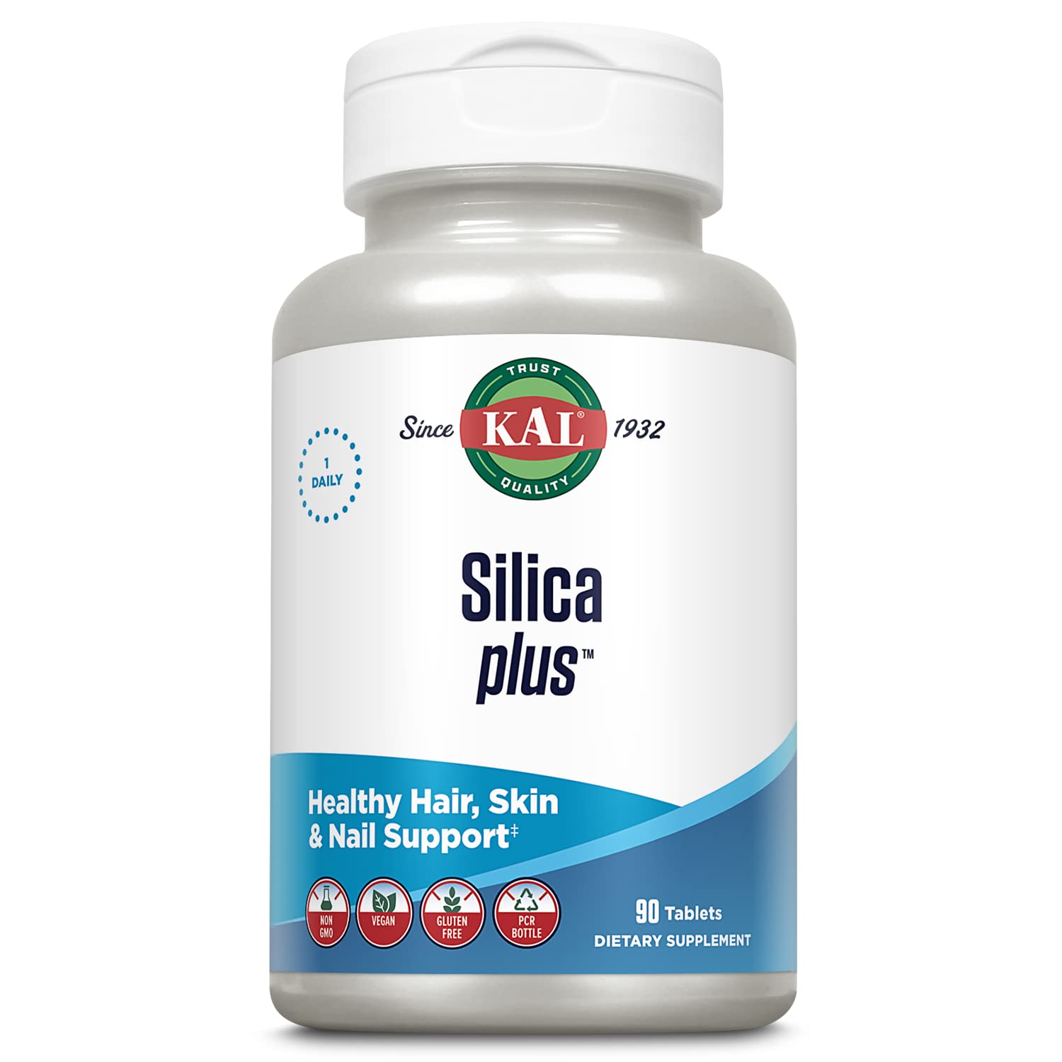 Foto 2 pulgar | Suplemento Kal Silica Plus Con Extracto De Cola De Caballo 90 Comprimidos - Venta Internacional.