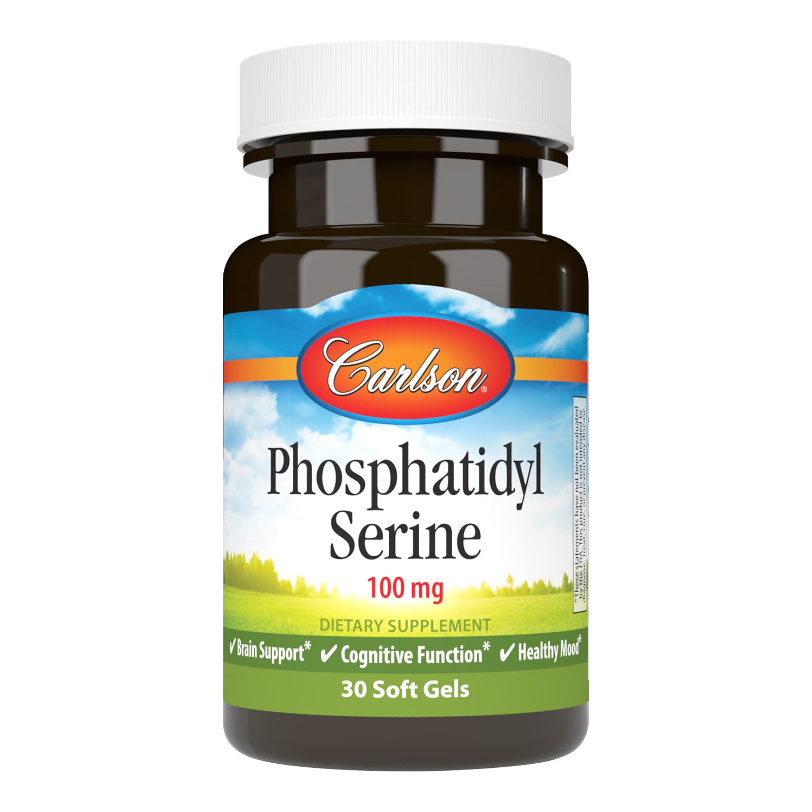 Foto 2 pulgar | Suplemento Carlson De Fosfatidilserina, 100 Mg, 30 Cápsulas Blandas - Venta Internacional.