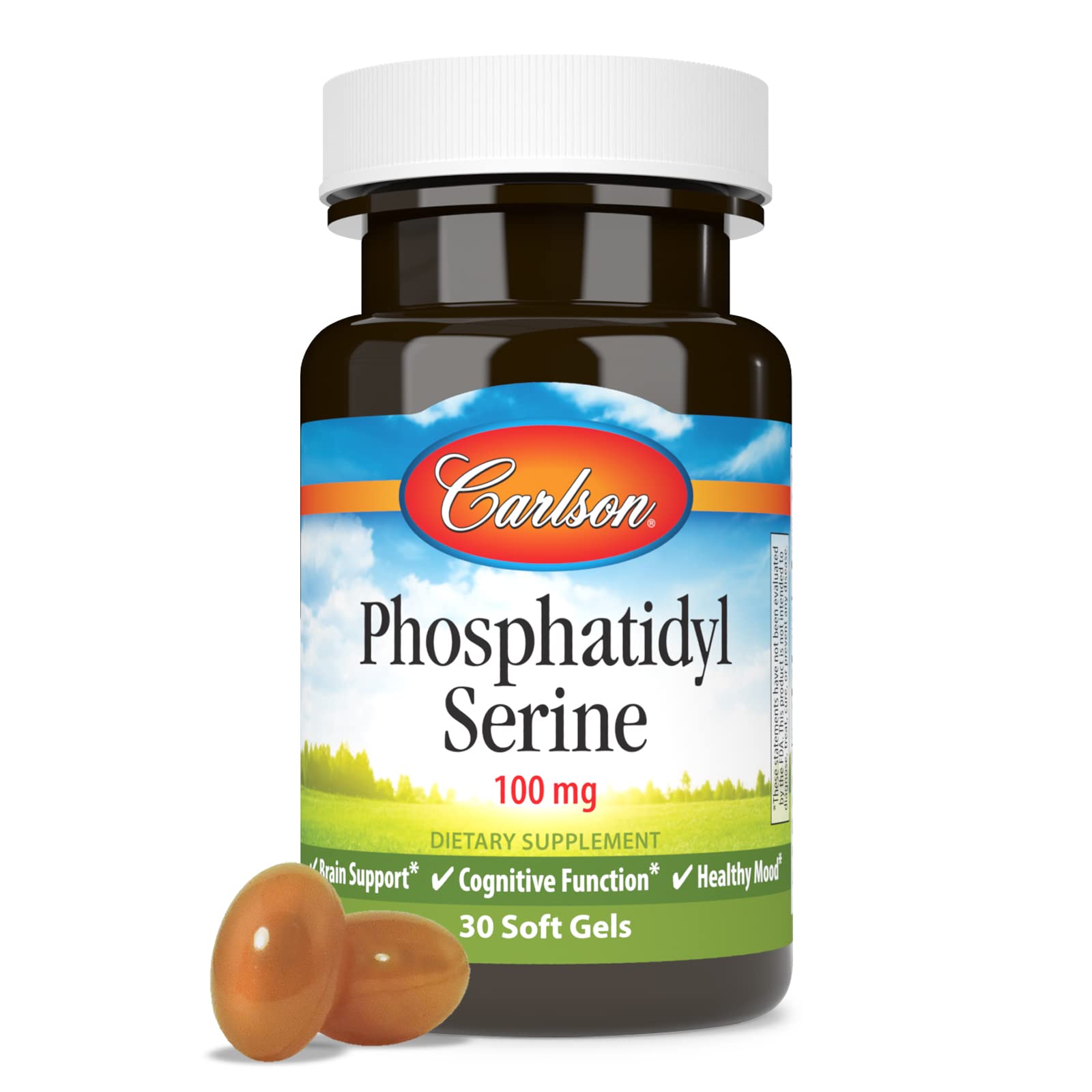 Foto 6 pulgar | Suplemento Carlson De Fosfatidilserina, 100 Mg, 30 Cápsulas Blandas - Venta Internacional.