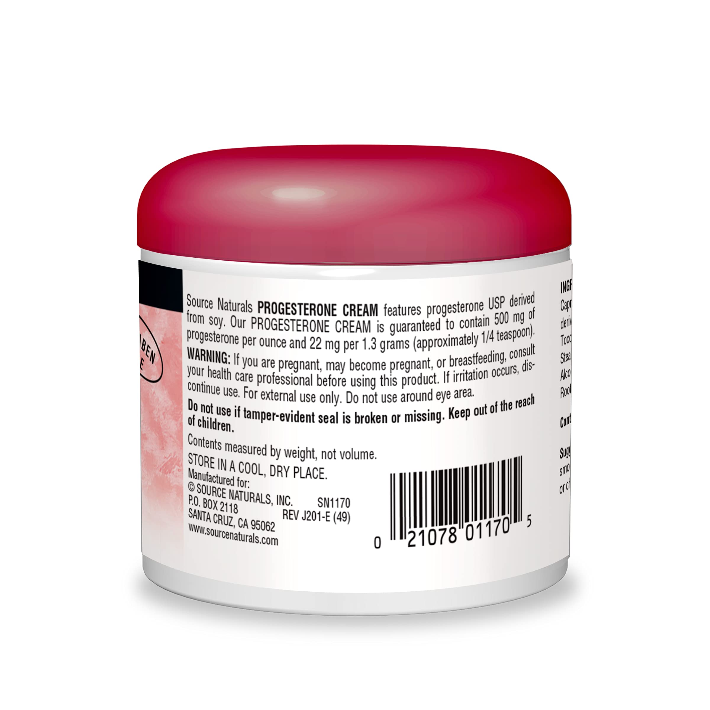 Foto 3 pulgar | Crema De Progesterona Source Naturals Women's Health 120 Ml - Venta Internacional.