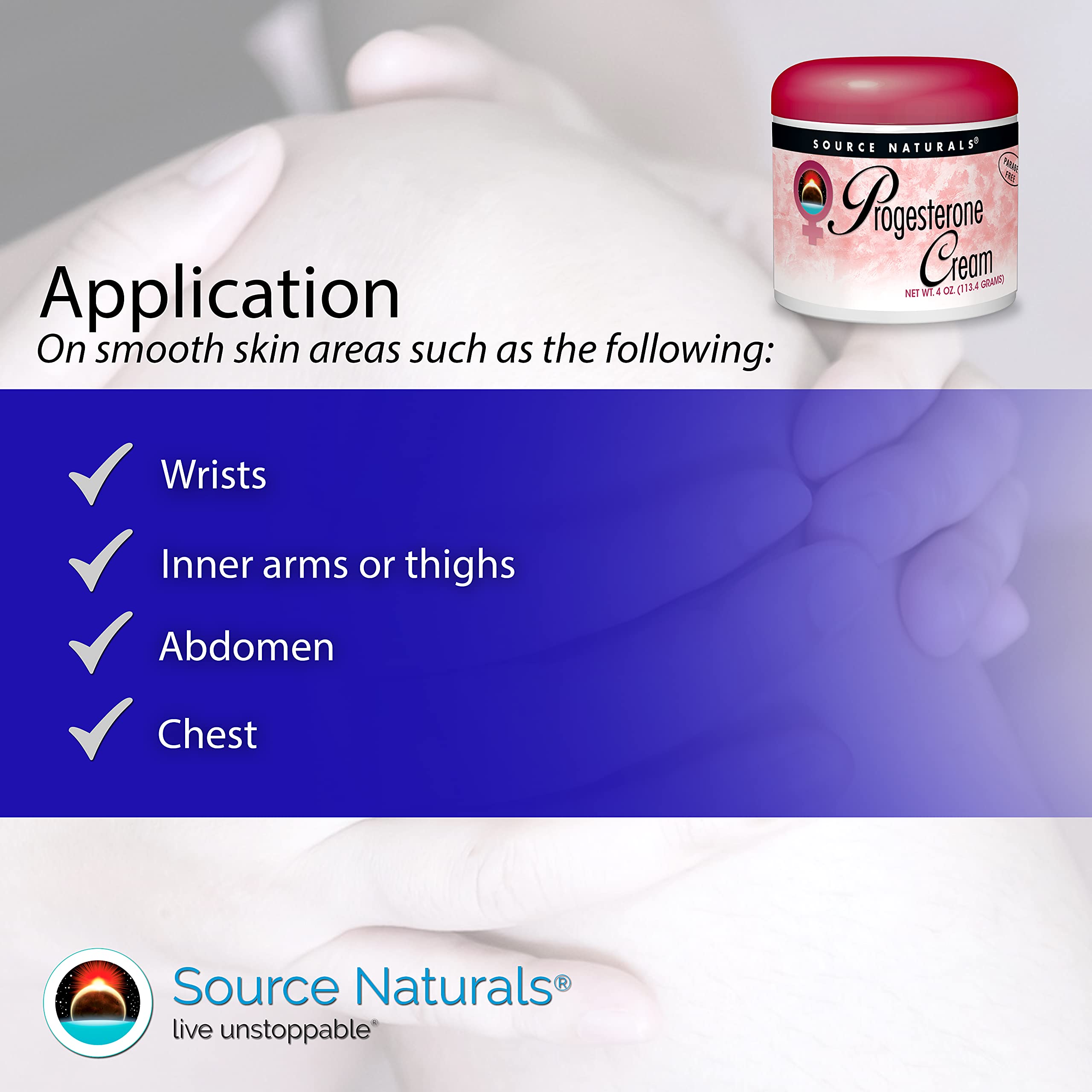 Foto 7 pulgar | Crema De Progesterona Source Naturals Women's Health 120 Ml - Venta Internacional.