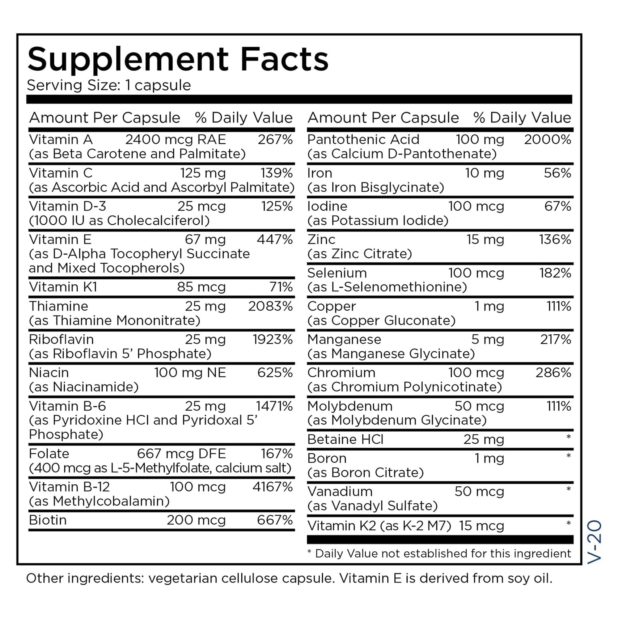 Foto 7 pulgar | Complementa Metabolic Maintenance The Big One Con Hierro, 90 Cápsulas - Venta Internacional.