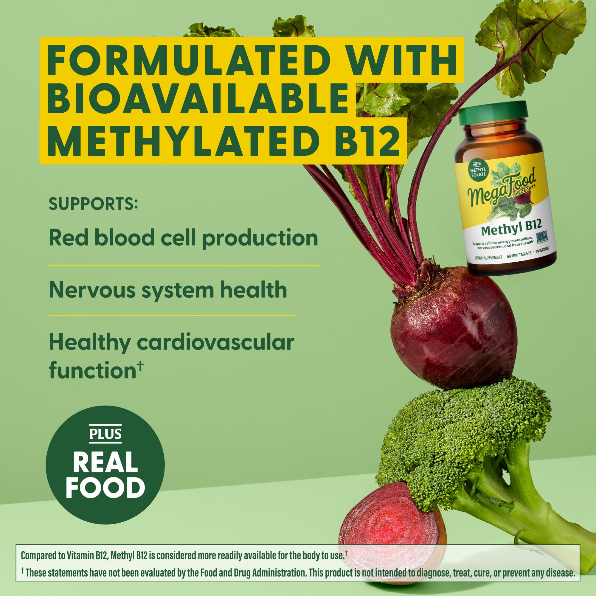 Foto 6 pulgar | Suplemento Megafood Methyl B12 90 Comprimidos Veganos - Venta Internacional.