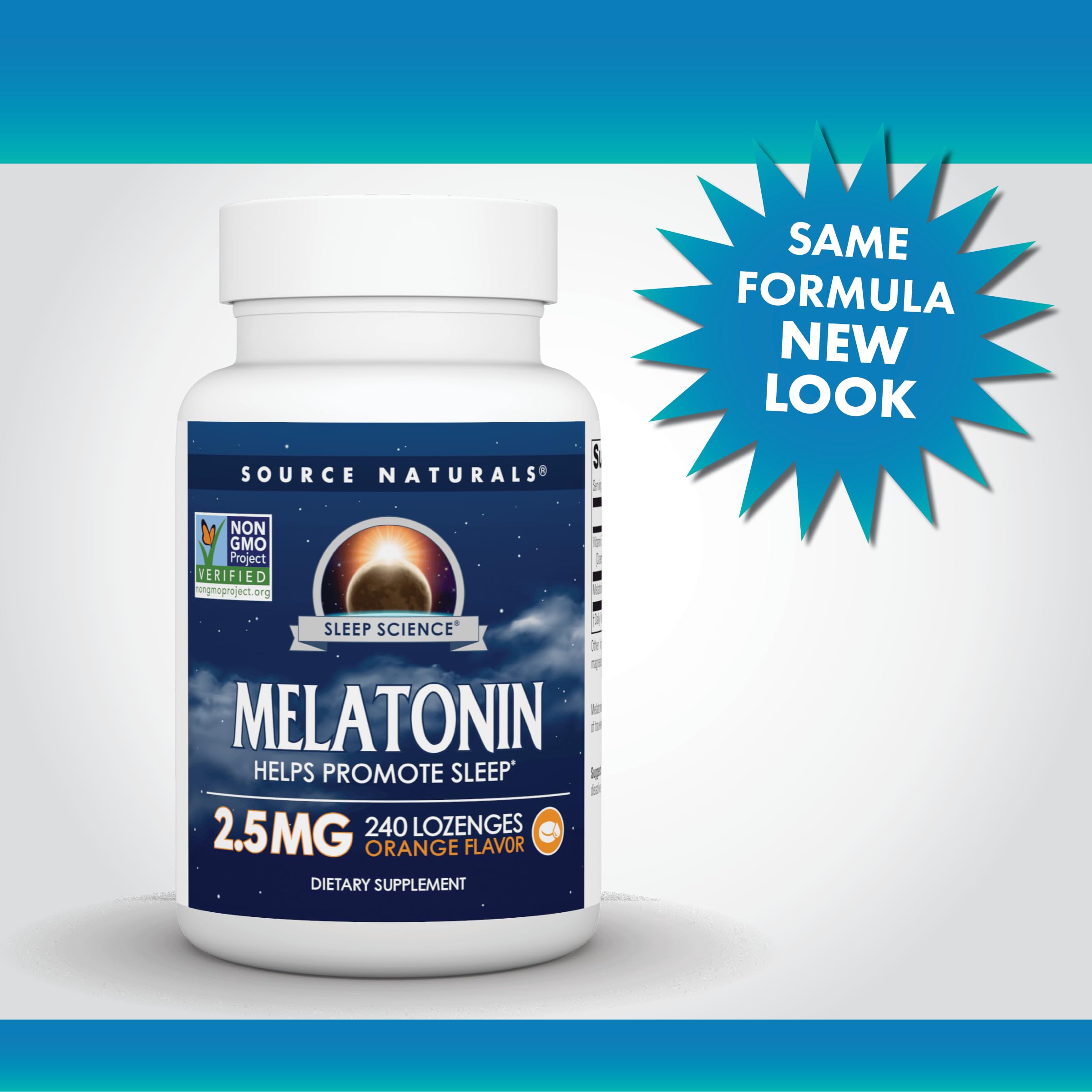 Foto 3 pulgar | Melatonina De Supplement Source Naturals 2,5 Mg 240 Pastillas - Venta Internacional.
