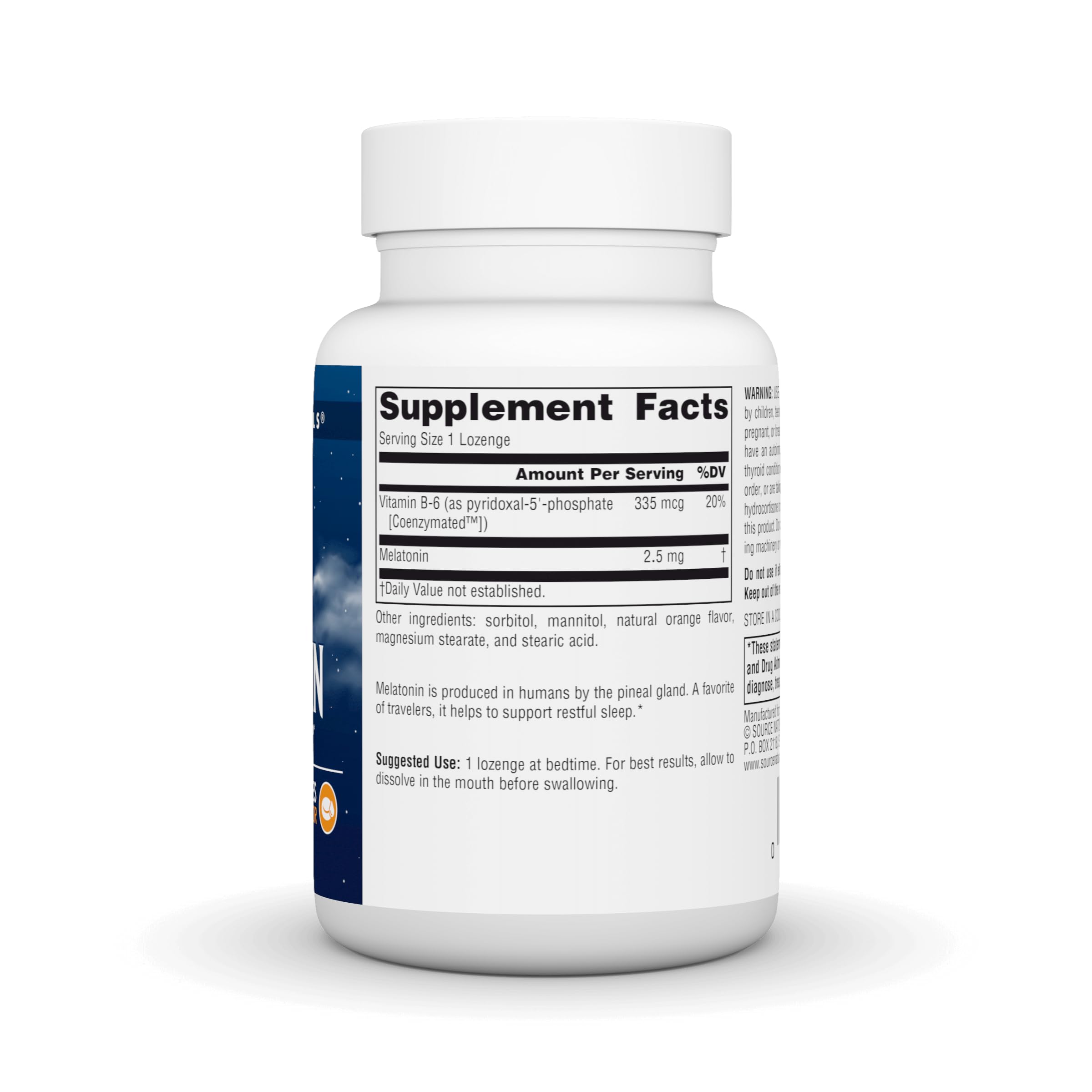 Foto 4 pulgar | Melatonina De Supplement Source Naturals 2,5 Mg 240 Pastillas - Venta Internacional.