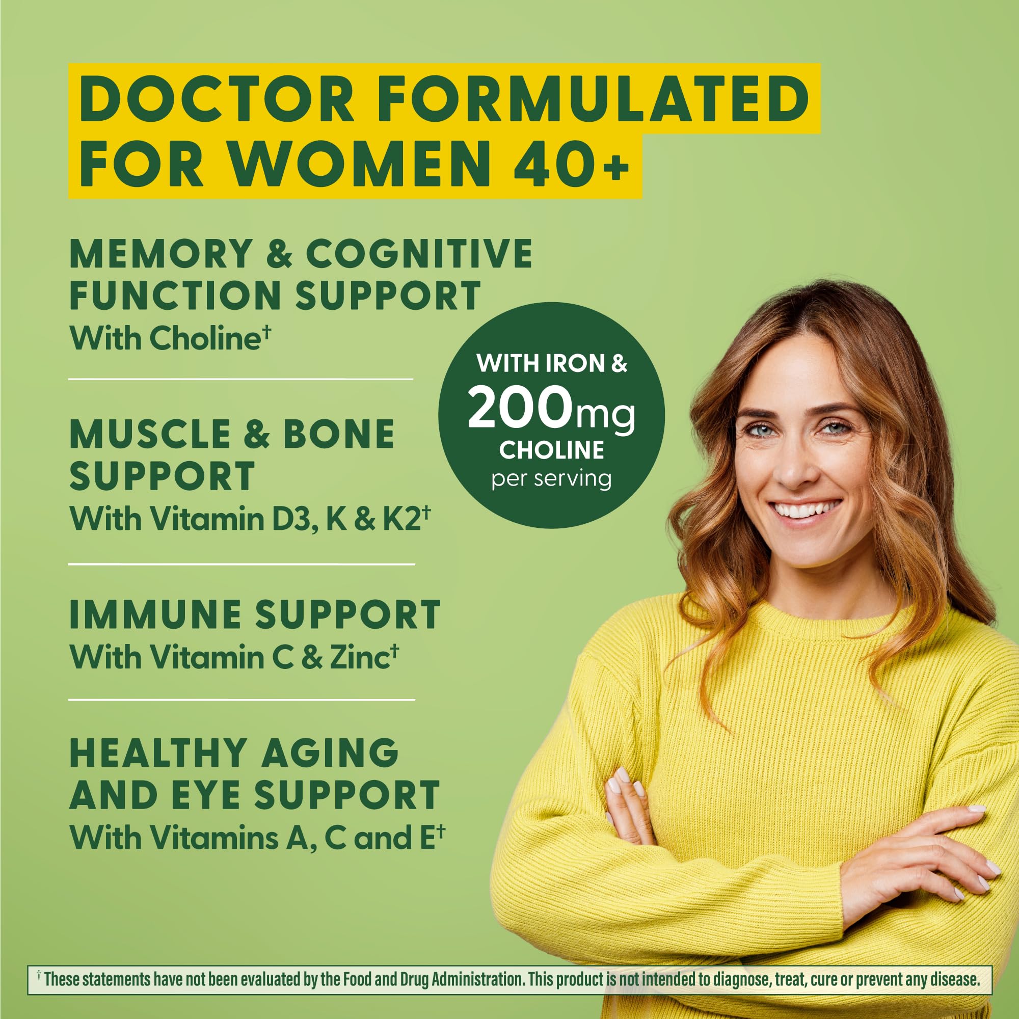 Foto 5 pulgar | Multivitamínico Megafood Women's 40+ Advanced 60 Comprimidos - Venta Internacional.