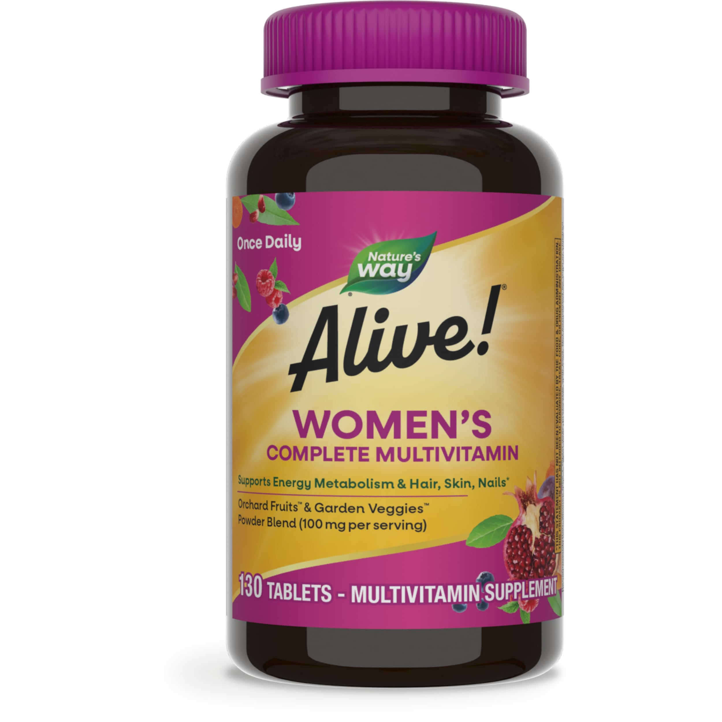 ¡multivitamínico Nature's Way Alive! Daily Complete Women, 130 Comprimidos - Venta Internacional.