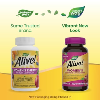 Foto 2 | ¡multivitamínico Nature's Way Alive! Daily Complete Women, 130 Comprimidos - Venta Internacional.