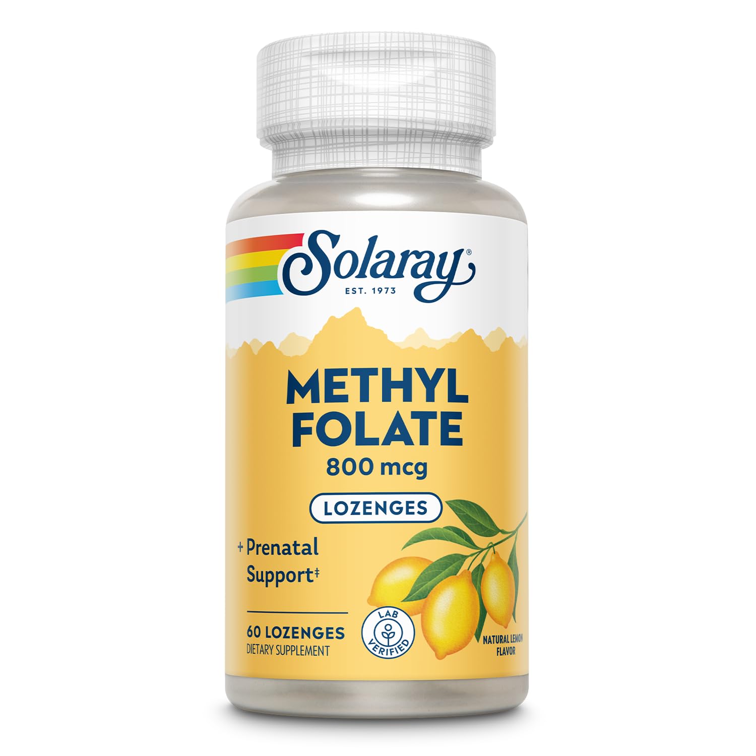 Foto 2 pulgar | Vitaminas Prenatales Solaray Metil Folato 800 Mcg 60 Pastillas - Venta Internacional.