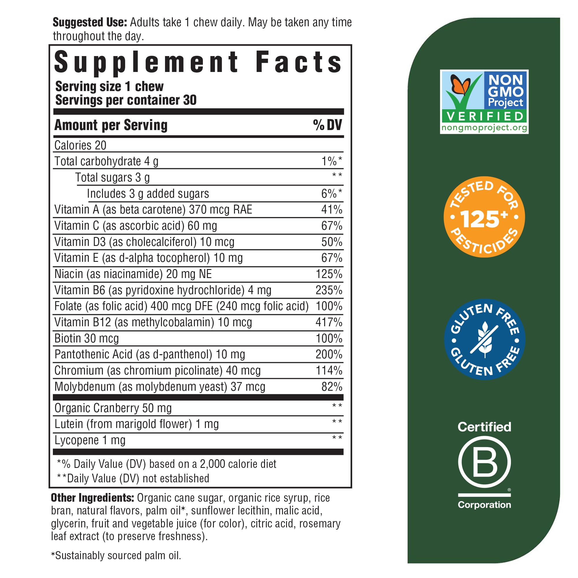 Foto 3 pulgar | Masticables Blandas Multivitamínicas Megafood Women's One Daily 30 Chews - Venta Internacional.
