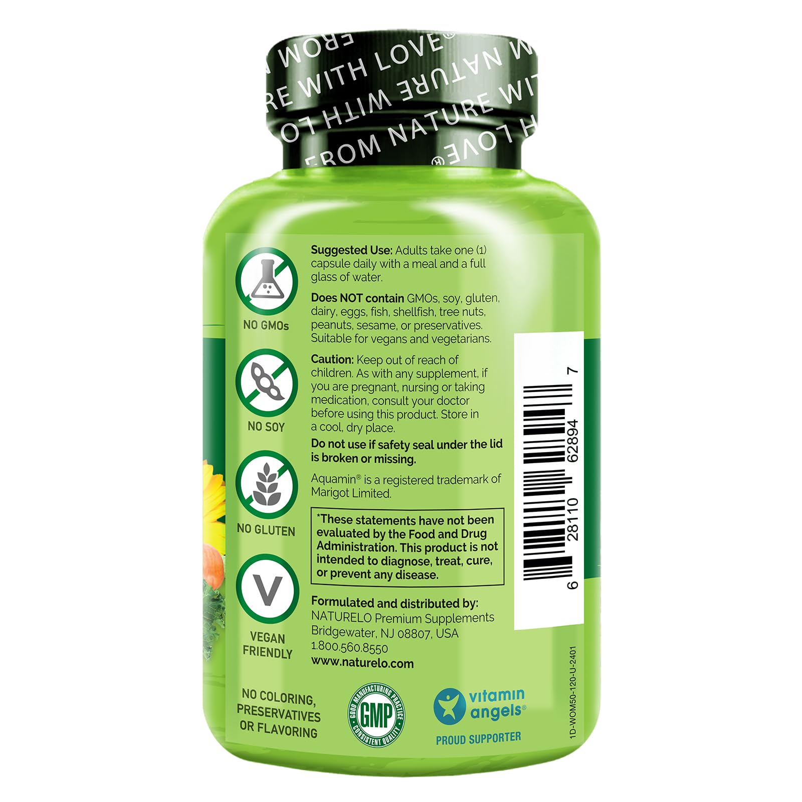 Foto 5 pulgar | Multivitamínico Naturelo One Daily Women 50+ 120 Cápsulas - Venta Internacional.