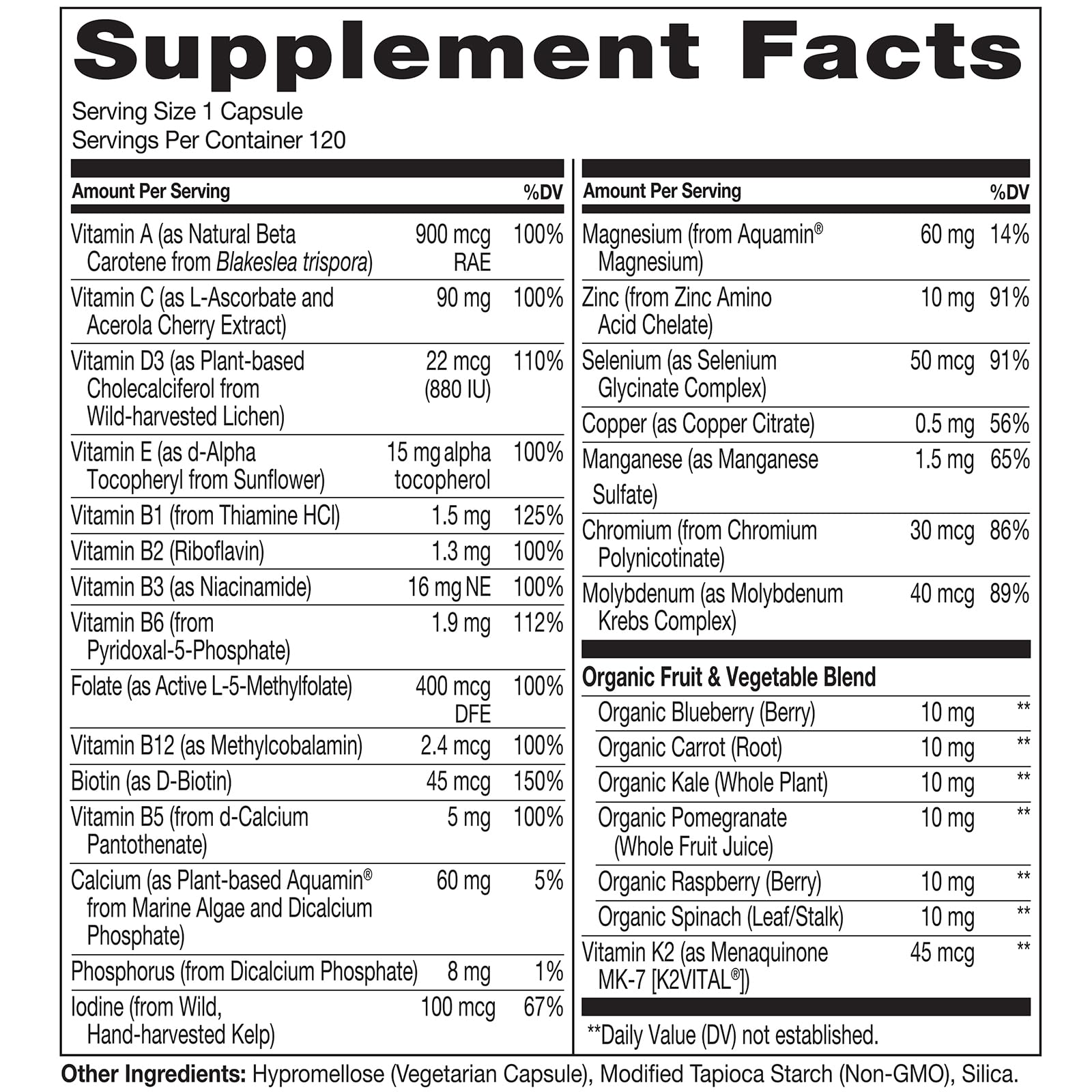 Foto 5 | Multivitamínico Naturelo One Daily Women 50+ 120 Cápsulas - Venta Internacional.