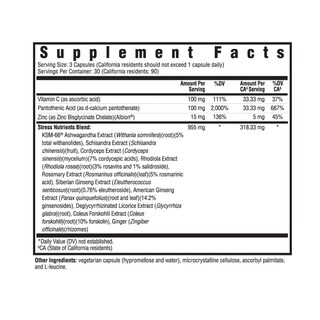 Foto 2 | Stress Nutrients Seeking Health 90 Cápsulas-Venta Internacional