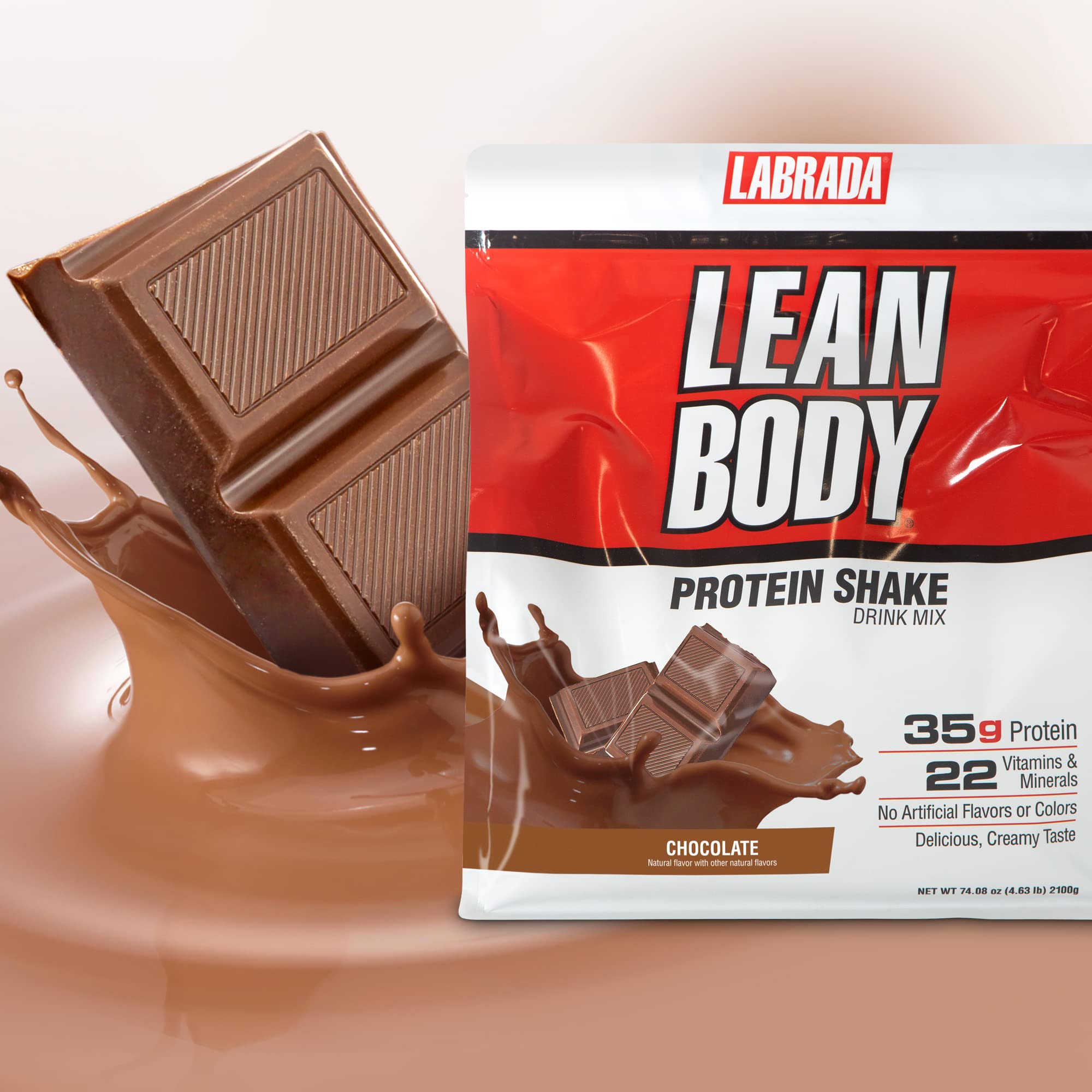 Foto 3 pulgar | Proteínas Labrada Lean Body Chocolate 2,1 Kg - Venta Internacional