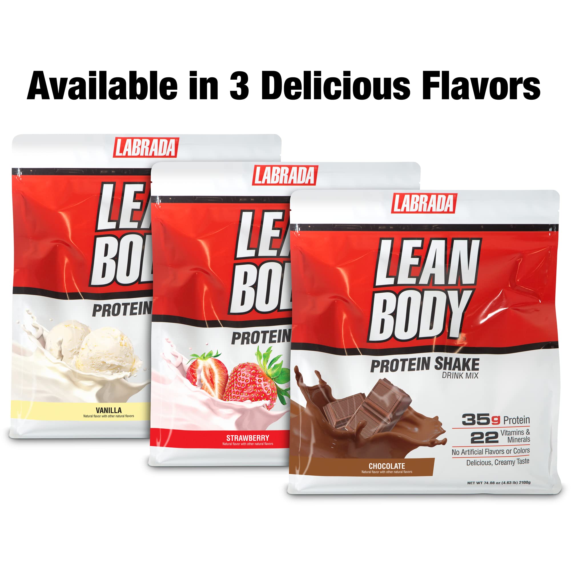 Foto 7 pulgar | Proteínas Labrada Lean Body Chocolate 2,1 Kg - Venta Internacional