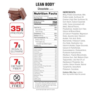 Foto 7 | Proteínas Labrada Lean Body Chocolate 2,1 Kg - Venta Internacional