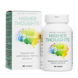 Foto 1 | Suplemento Natural Factors 3 Brains Higher Thoughts 90 Cápsulas Blandas - Venta Internacional
